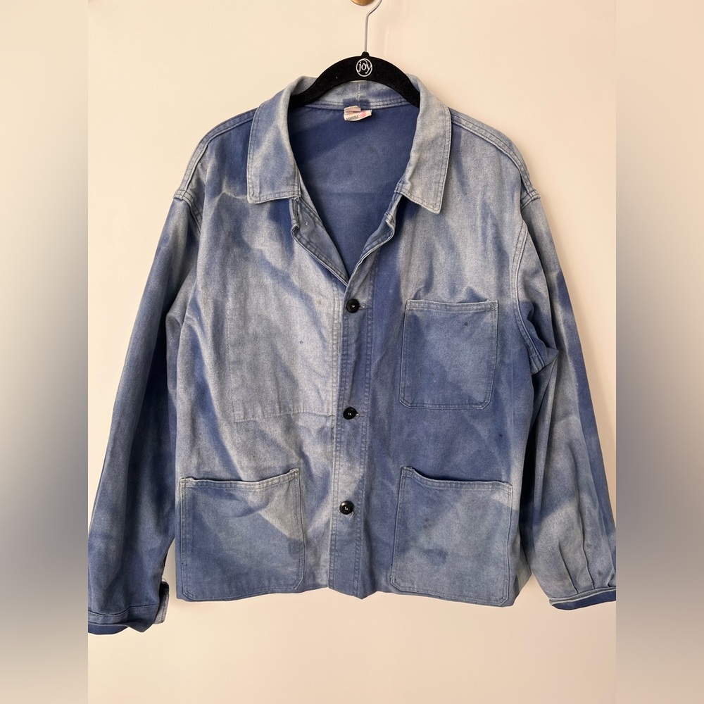 Vintage Blue French Chore Jacket
